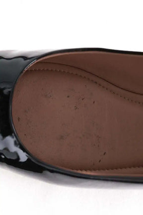 Ballerines Valentino Noir en Cuir verni