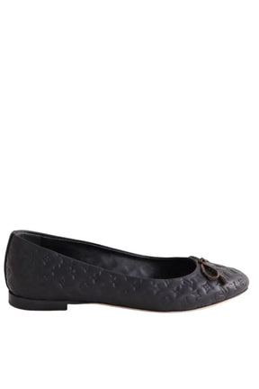 Ballerines Yves Saint Laurent Noir en Cuir, taille 37 - Seconde Main