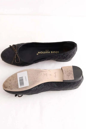 Ballerines Yves Saint Laurent Noir en Cuir