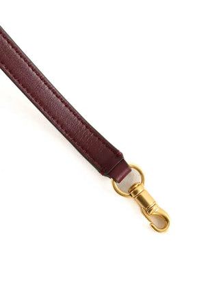 Bandoulière de sac Bally Bordeaux en 