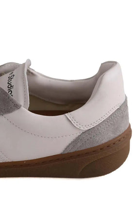 Baskets Acne Studios Ecru en Cuir