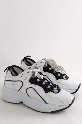 Baskets Acne Studios Manhattan Blanc en Cuir