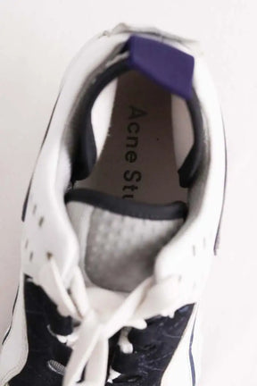 Baskets Acne Studios Manhattan Blanc en Cuir