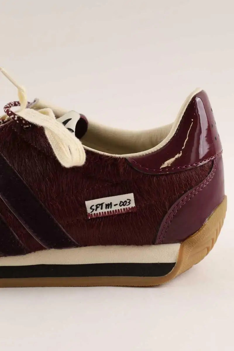 Baskets Adidas Adidas original X Song for the mute Bordeaux en Cuir