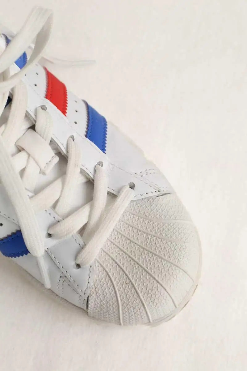Baskets Adidas Blanc en Cuir