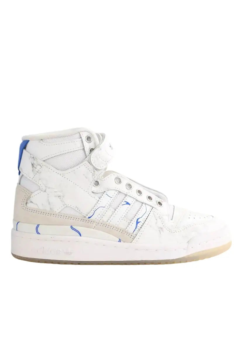 Baskets Adidas Blanc en Cuir, taille 37 - Seconde Main