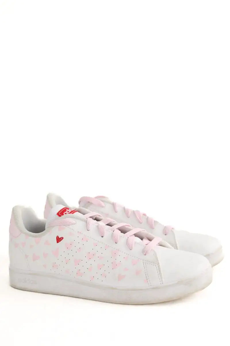 Baskets Adidas Blanc en Cuir