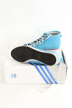 Baskets Adidas Bleu en Cuir verni