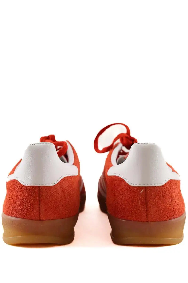 Baskets Adidas Gazelle Orange en Daim