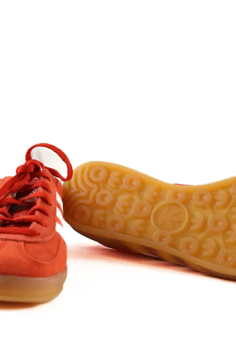 Baskets Adidas Gazelle Orange en Daim