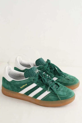 Baskets Adidas Gazelle Vert en Daim