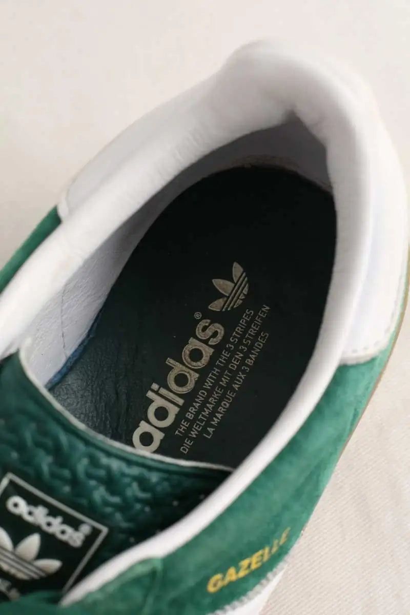 Baskets Adidas Gazelle Vert en Daim