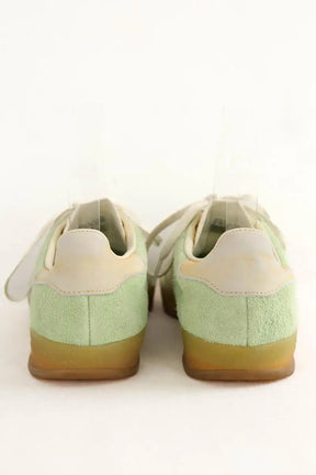 Baskets Adidas Gazelle Vert en Daim