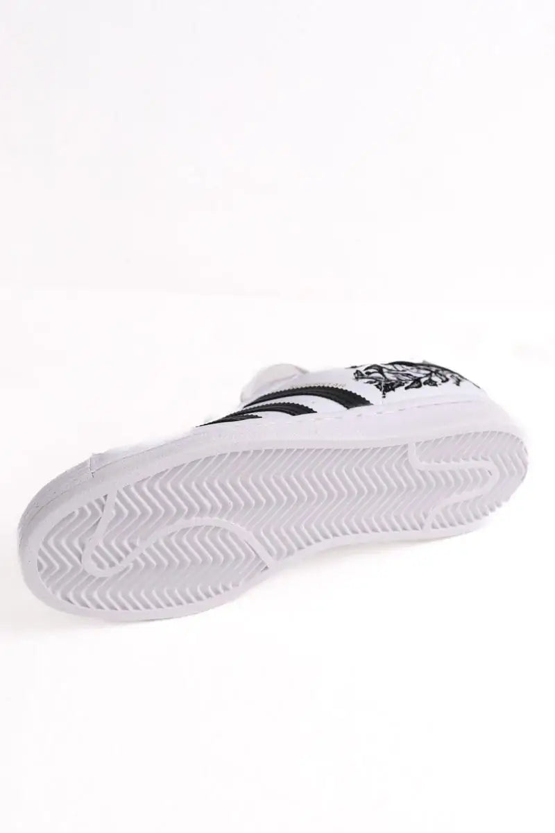 Baskets Adidas superstar Blanc en Plastique