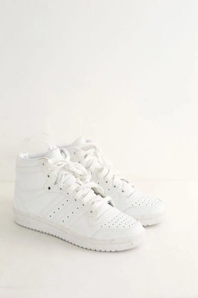 Baskets Adidas Top Ten Blanc en Cuir