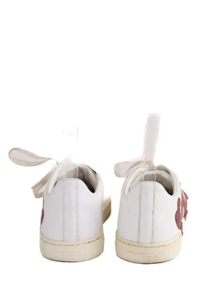 Baskets Alaïa Blanc en Cuir