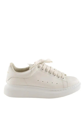 Baskets Alexander McQueen Blanc en Cuir, taille 38 - Seconde Main
