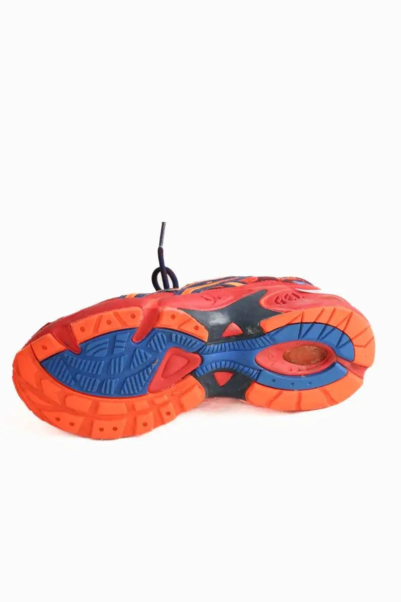 Baskets Asics Rouge en Daim
