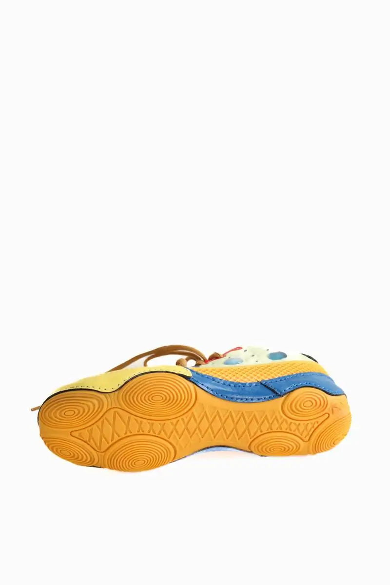 Baskets Asics Vert en Cuir