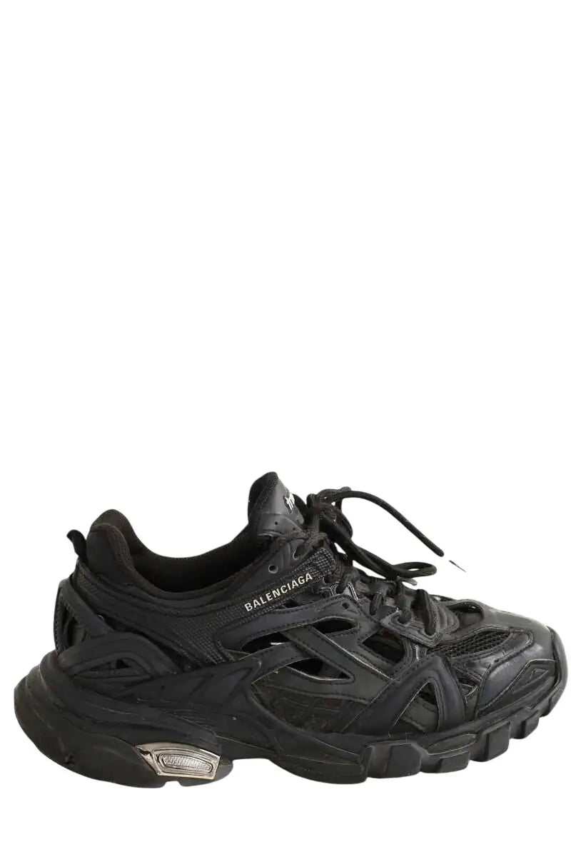 Baskets Balenciaga Noir en Cuir, taille 37 - Seconde Main