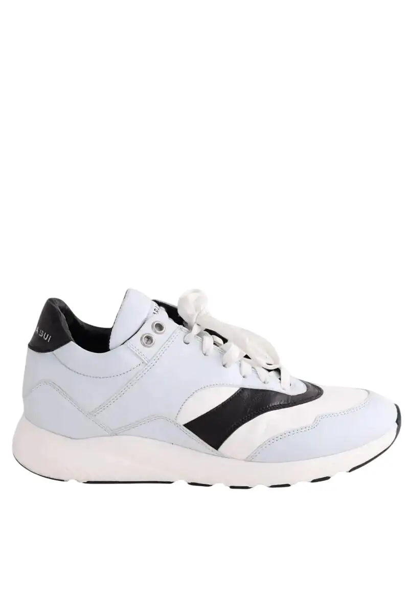Baskets Barbara Bui Bleu en Cuir, taille 37 - Seconde Main