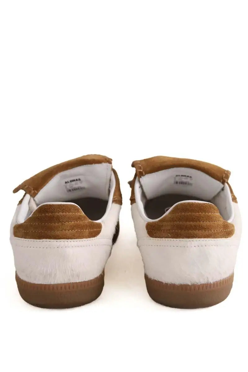 Baskets basses Alohas Blanc en Cuir