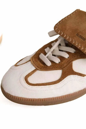 Baskets basses Alohas Blanc en Cuir