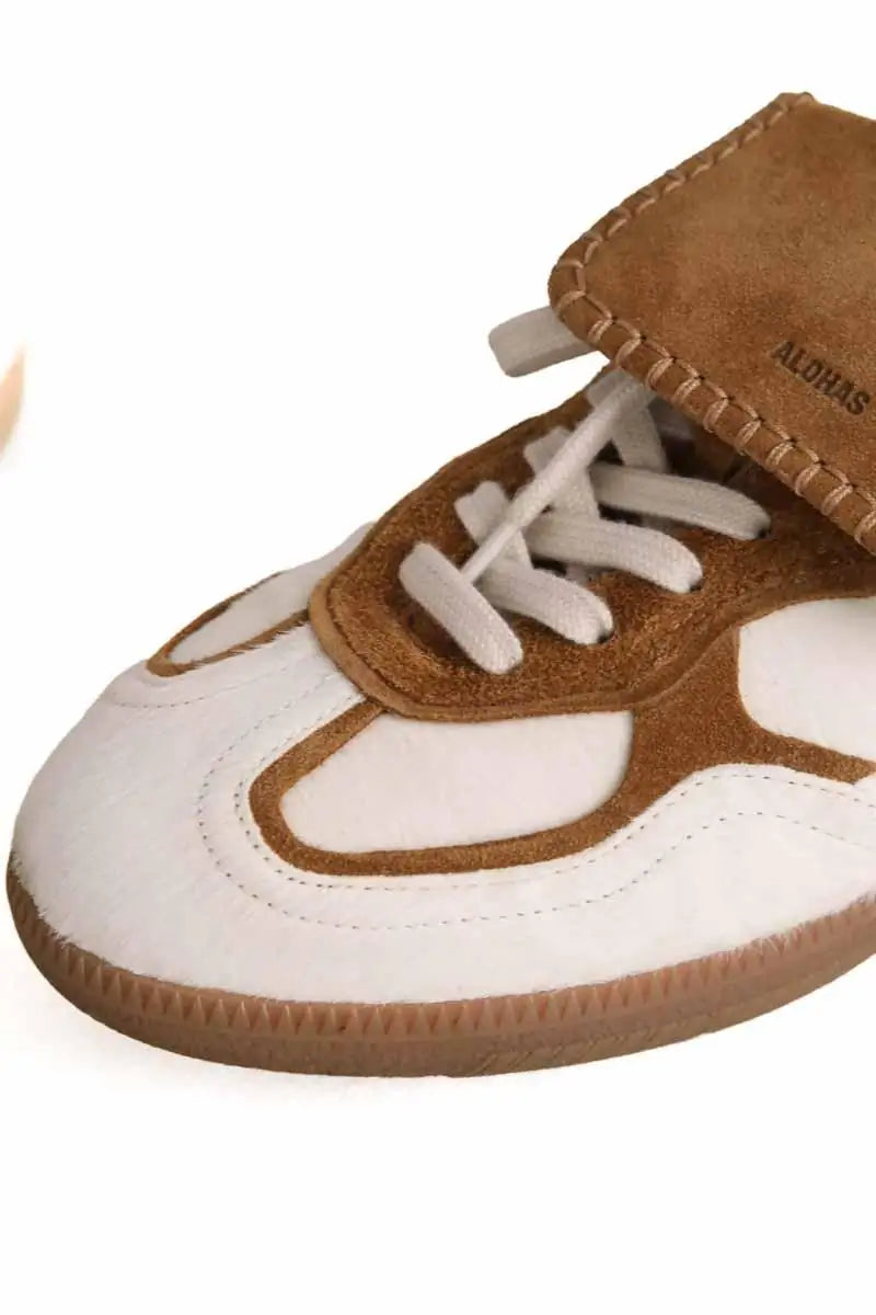 Baskets basses Alohas Blanc en Cuir