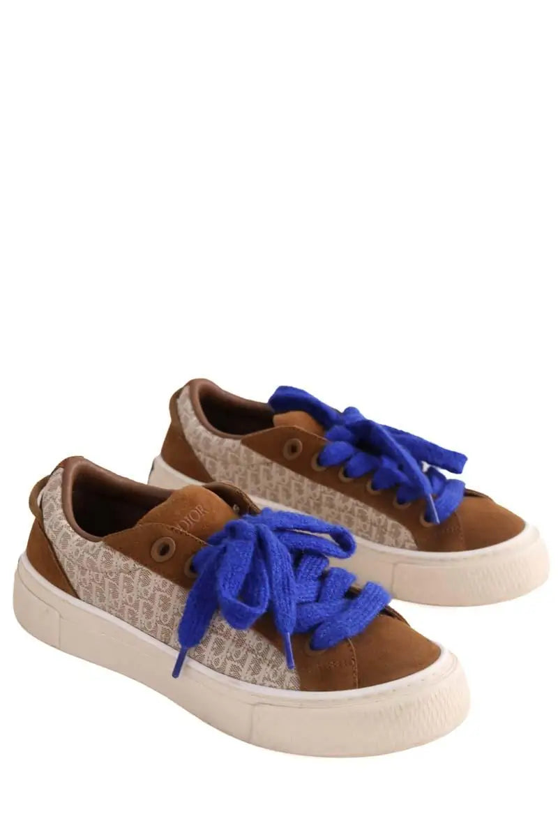 Baskets basses B33 Dior B33 Camel en Daim