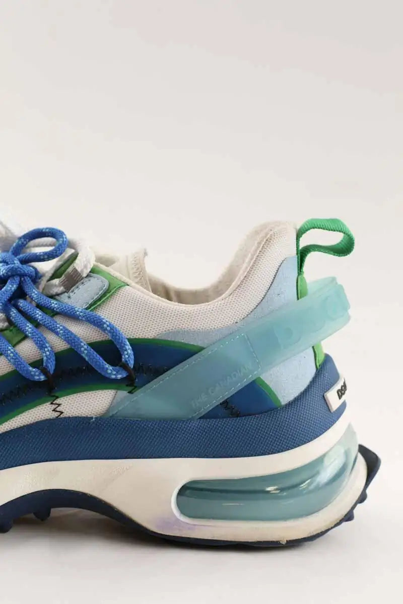 Baskets basses Dsquared2 Bleu en Tissu