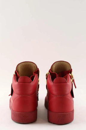 Baskets basses Giuseppe Zanotti Rouge en Cuir