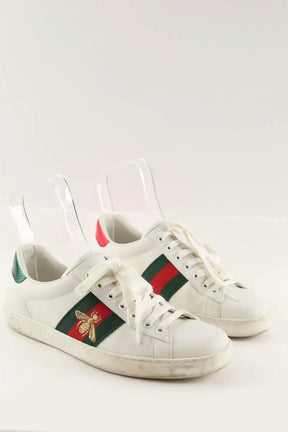 Baskets basses Gucci Blanc en Cuir