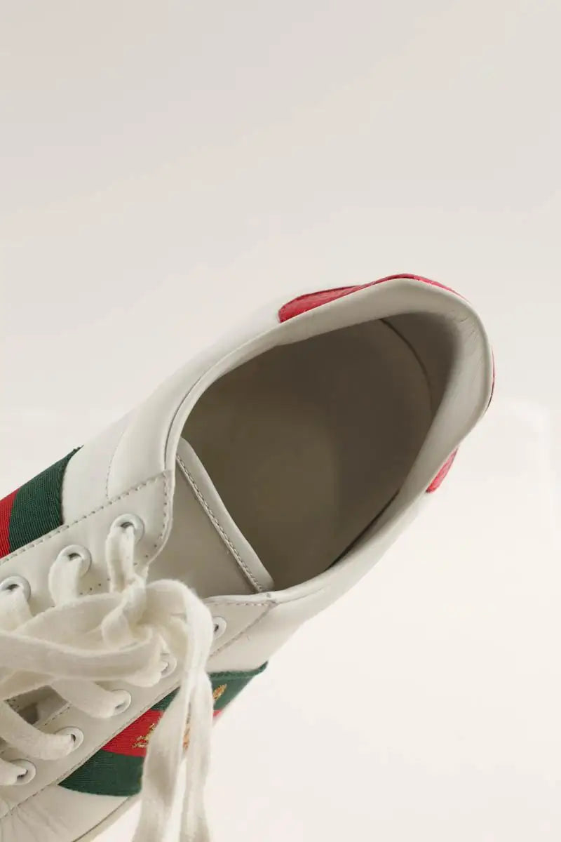 Baskets basses Gucci Blanc en Cuir