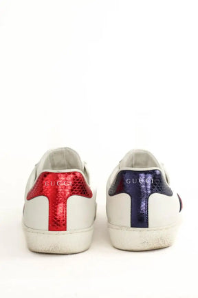 Baskets basses Gucci Blanc en Cuir