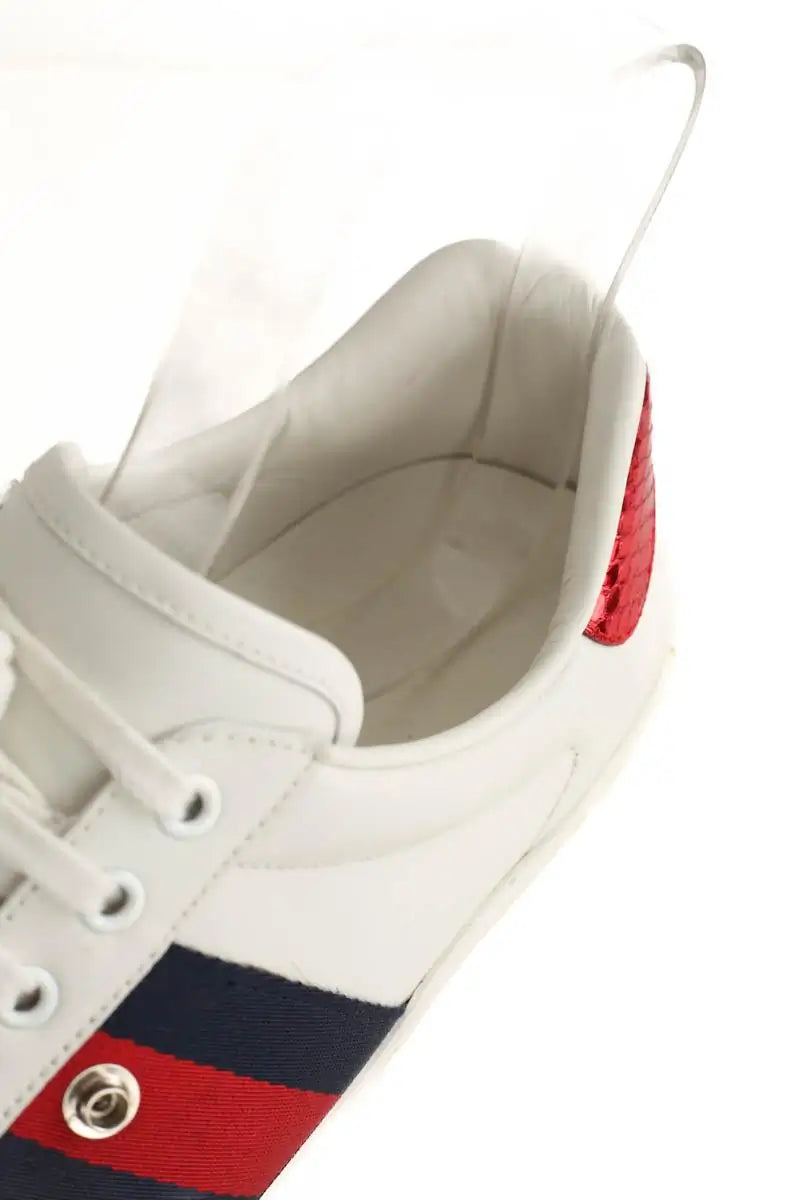 Baskets basses Gucci Blanc en Cuir