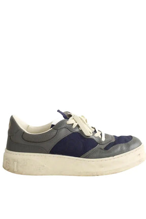 Baskets basses Gucci Gris en Tissu, taille 42 - Seconde Main