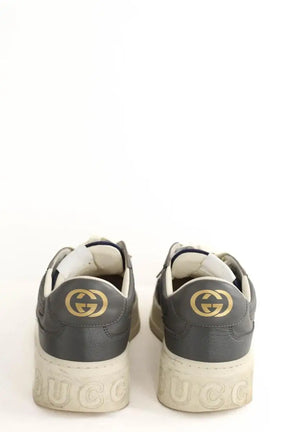 Baskets basses Gucci Gris en Tissu