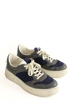 Baskets basses Gucci Gris en Tissu