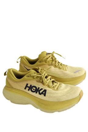 Baskets basses Hoka Jaune en Tissu