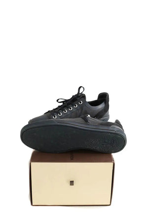 Baskets basses Louis Vuitton sneakers aventure zip up damier cobalt Marine en Cuir