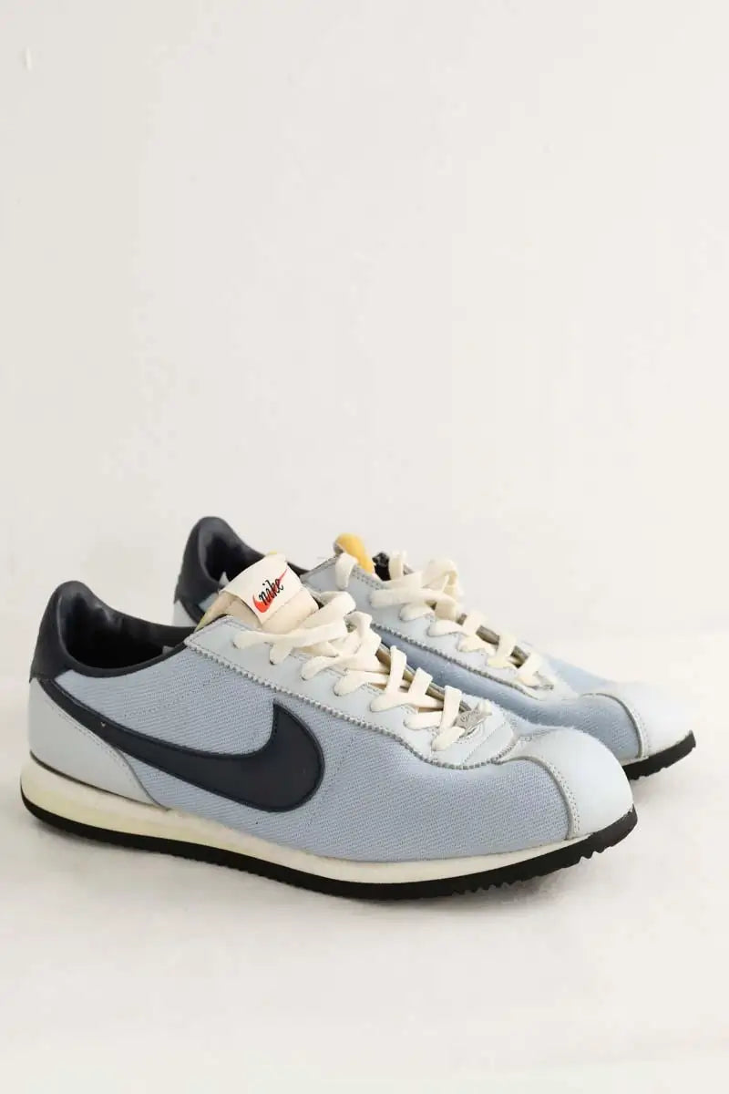 Baskets basses Nike Bleu en Daim