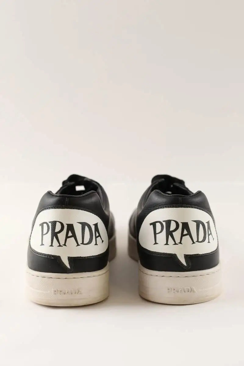 Baskets basses Prada Noir en Cuir