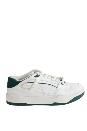 Baskets basses Puma Blanc en Cuir, taille 41 - Seconde Main