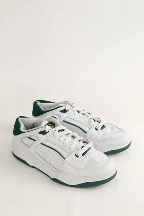 Baskets basses Puma Blanc en Cuir
