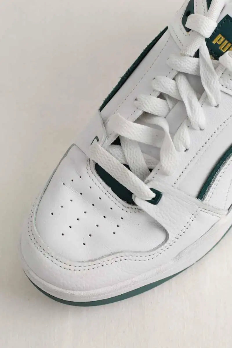 Baskets basses Puma Blanc en Cuir