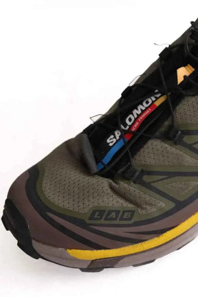 Baskets basses Salomon Kaki en Tissu