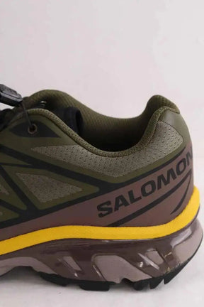 Baskets basses Salomon Kaki en Tissu
