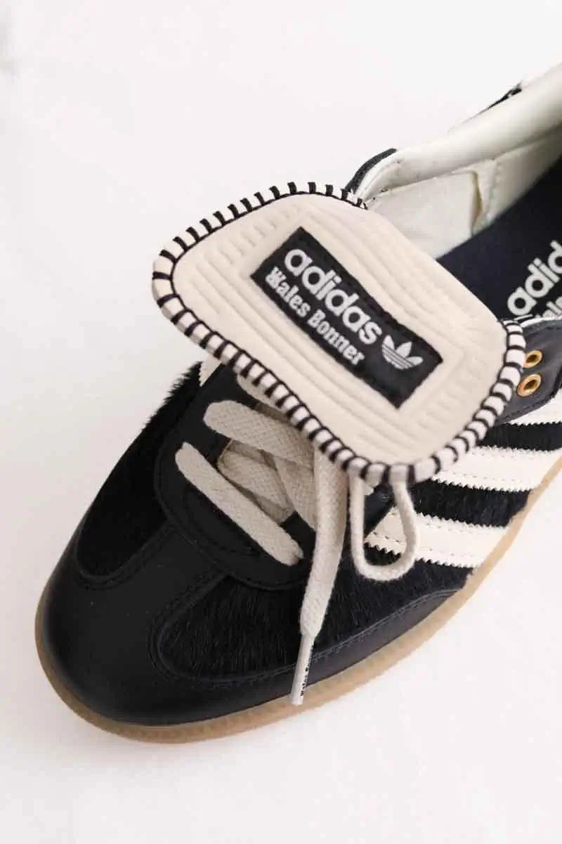 Baskets basses Wales Bonner Noir en Tissu