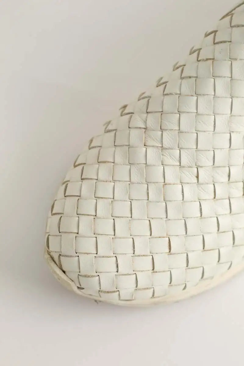 Baskets Bottega Veneta Blanc en Cuir