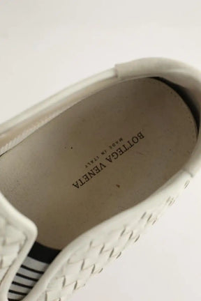 Baskets Bottega Veneta Blanc en Cuir